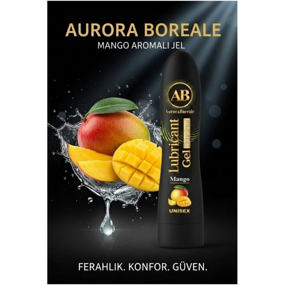 Premium Kayganlaştırıcı Jel Büyük Boy Mango Aromalı Su Bazlı Lubricant Gel — görsel 3