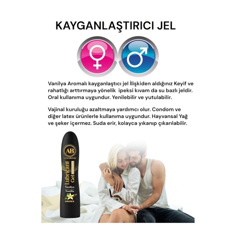 Premium Kayganlaştırıcı Jel Büyük Boy Vanilya Aromalı Su Bazlı Lubricant Gel — görsel 3