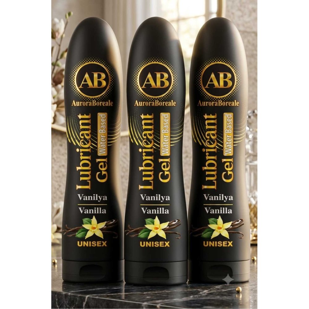 Premium Vanilya Aromalı Kayganlaştırıcı Lubricant Jel 3x 125 ML Set