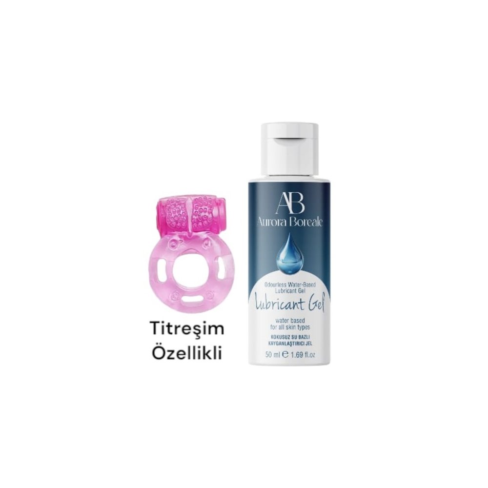 Sade Su Bazlı 50 Ml Kayganlaştırıcı Lubricant Gel Titreşimli Penis Halkası