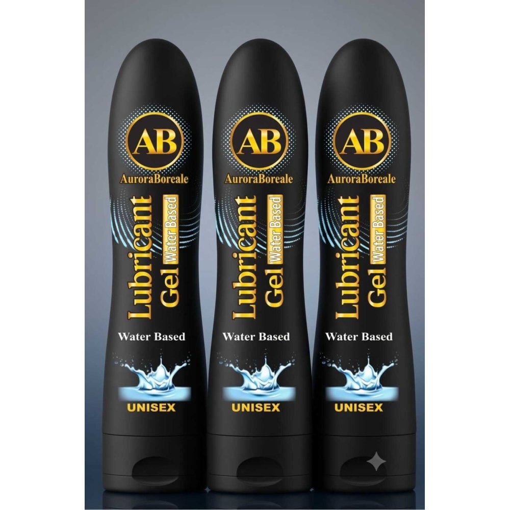 Sade Su Bazlı Ultra Kayganlaştırıcı Jel Lubricant Gel 3x 125 ML Set