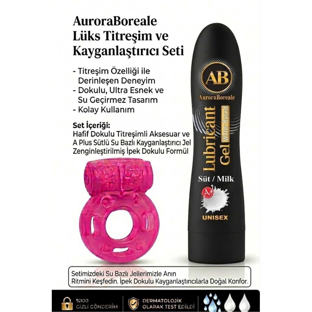 Süt Aromalı A Plus Lubricant Kayganlaştırcı Jel Titreşimli Aksesuar Hediyeli