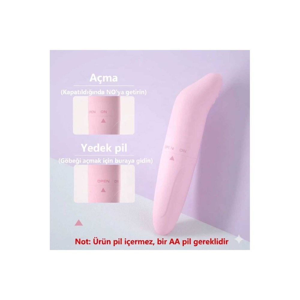 Titreşimli Klitoral Uyarıcı Tırtıklı Mini Vibratör A+ Plus Kayganlaştırıcı Jel 2 li Paket — görsel 3