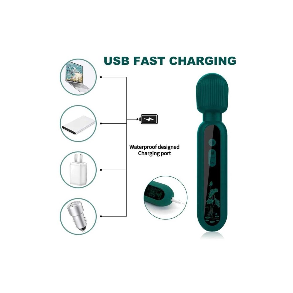 Ultra Kaliteli Kablosuz Usb Şarjlı Klitorist Uyarıcı Masaj Aleti Sihirli Deynek Vibratör — görsel 3