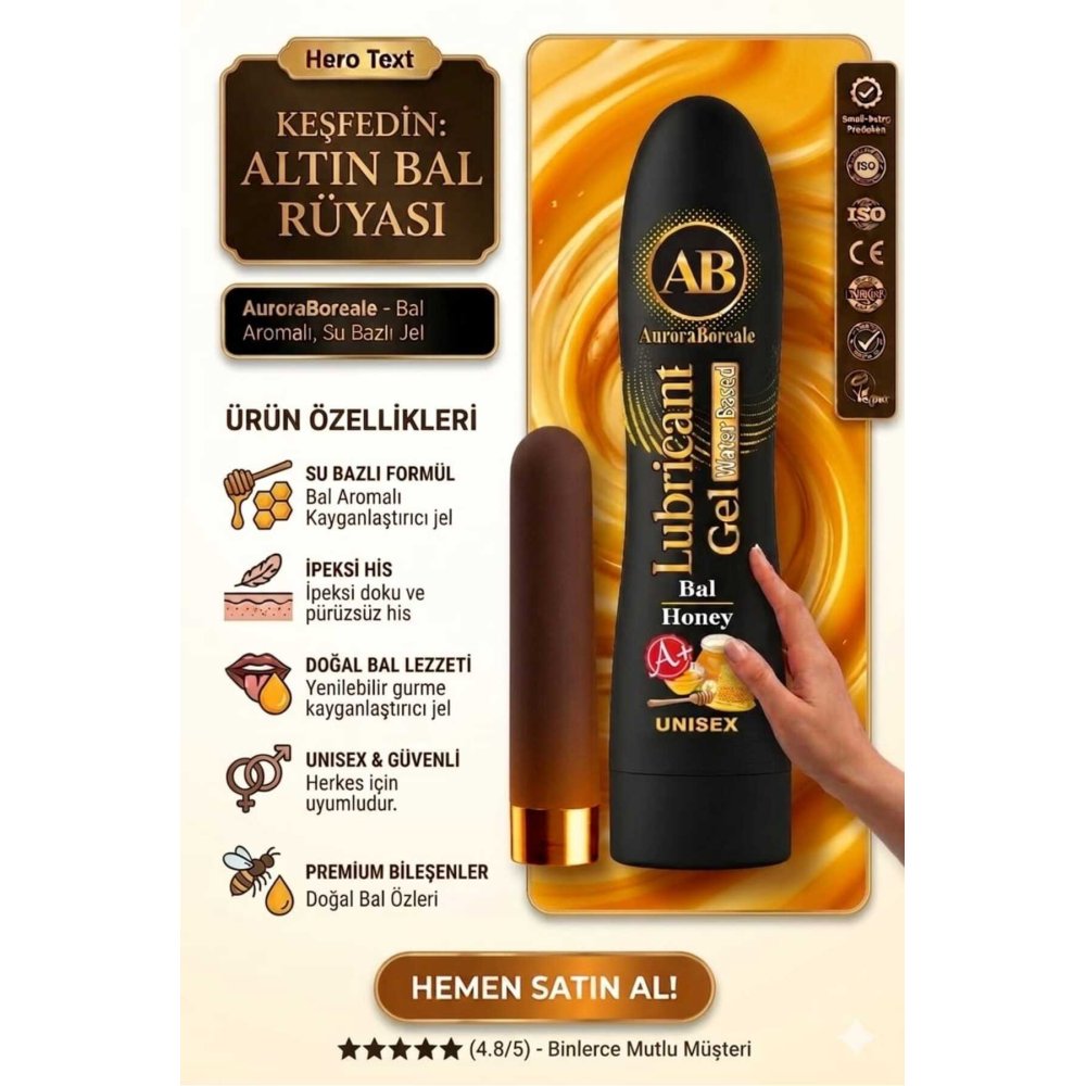 USB Şarjlı 10 Modlu Vibratör Dildo Premium Ballı Kayganlaştırıcı Jel Set