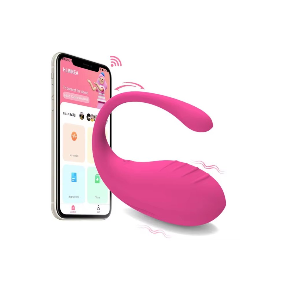 USB Şarjlı Sessiz Su Geçirmez 10 Mod Uzaktan Telefon Uygulama Kontrollü Vibratör