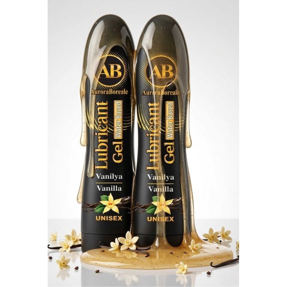 Vanilya Aromalı Premium Kayganlaştırıcı Jel Lubricant Gel 250 ML 2 li Set
